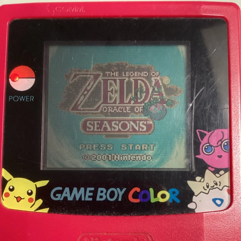 The Legend Of Zelda Oracle Of Seasons Gameboy Color Game Nintendo Game Boy